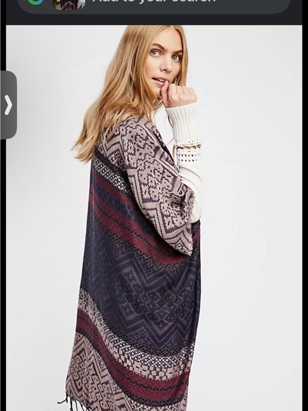 Free People Arizona Woven Kimono